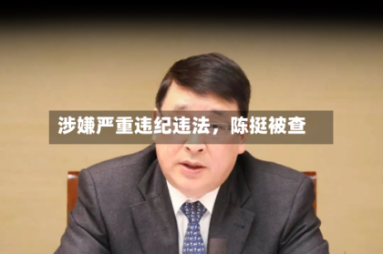 涉嫌严重违纪违法，陈挺被查