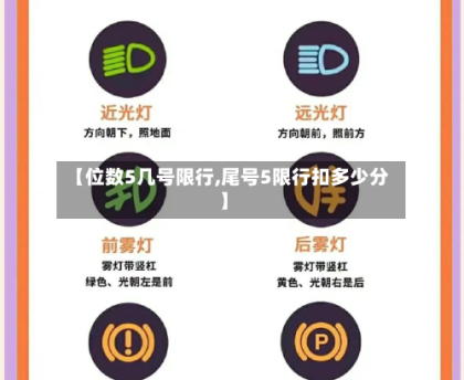 【位数5几号限行,尾号5限行扣多少分】