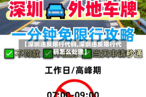 【深圳违反限行代码,深圳违反限行代码怎么处理】