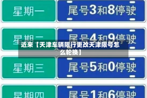 近来【天津车辆限行更改天津限号怎么轮换】