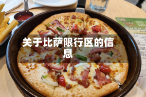 关于比萨限行区的信息