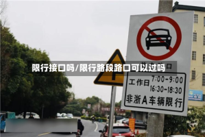 限行接口吗/限行路段路口可以过吗