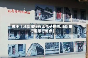 关于【汤阴限行有无电子抓拍,汤阴单行道限行地点】