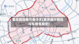 重庆路段限行表今天(重庆限行路段与车牌号规定)