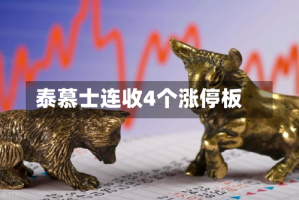 泰慕士连收4个涨停板
