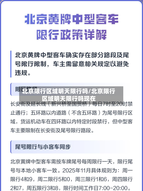 北京限行区域明天限行吗/北京限行区域明天限行吗现在-第1张图片