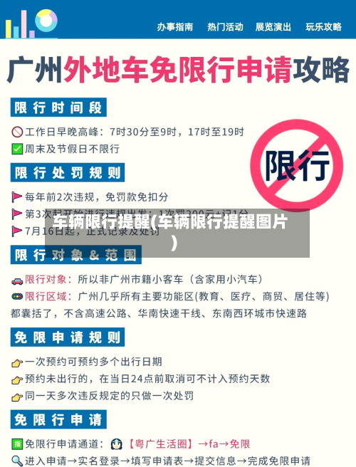 车辆限行提醒(车辆限行提醒图片)-第1张图片