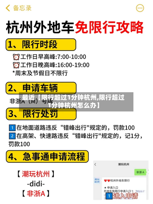 最近【限行超过1分钟杭州,限行超过1分钟杭州怎么办】-第2张图片