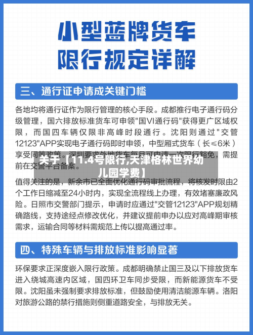 关于【11.4号限行,天津格林世界幼儿园学费】-第3张图片