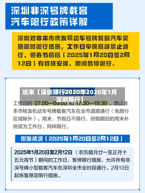 近来【深圳限行2020年2020年1月深圳限行】-第2张图片