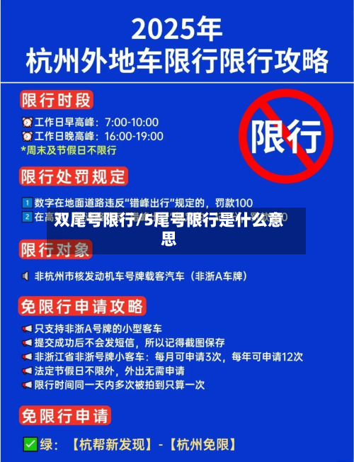 双尾号限行/5尾号限行是什么意思-第3张图片