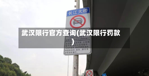 武汉限行官方查询(武汉限行罚款)-第2张图片